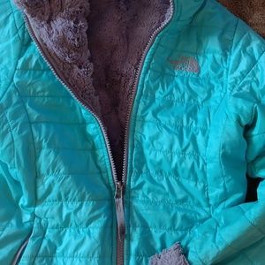 Girls coat/jacket teal or like a sea foam green color my daughter wore a few x's